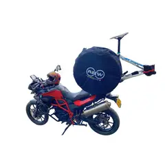 ABW CICLISMO - Portabicicletas Para Moto Con Maleta Completa