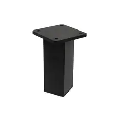 FIXSER - Pata Acero Negro H 100Mm 38X38Mm Nivelador