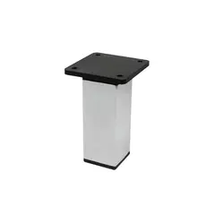 FIXSER - Pata Acero Cromado H 100mm 38X38mm Niv Supe