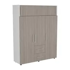 RTA DESIGN - Closet Bigaf 204X160X50 Rta Gris Blanco