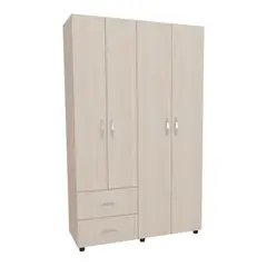 RTA DESIGN - Closet Barilo 2 Cajones 200X120X45 Rta Niebla Blanco