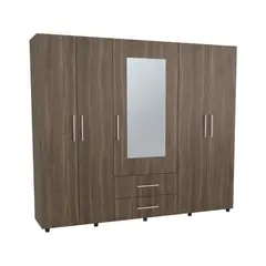 RTA DESIGN - Closet Grayson Con Espejo 200X230X48 Cm Rta Milan Wengue