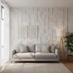 undefined - Placas Antihumedad Cedrick Blanco 50X30 Cj 0.75M2