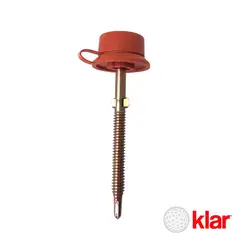 KLAR - Set x10 Unidades De Fijaciones Cresta Alta Rojo