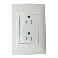 LEVITON - Tomacorriente Doble Tct2p-bla Línea Cien