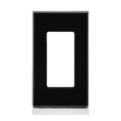 LEVITON - Tapa Sencilla a Presión Negra Decora 80301-se