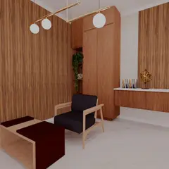 MADECENTRO - Panel Decorativo Dekowall Encino Marron 2.14m2