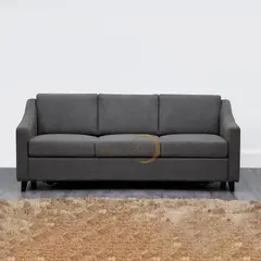 MAGIC CLASS - Sofá Cama con Herraje Americano Miami Gris Ecocuero