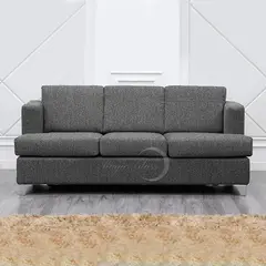 MAGIC CLASS - Sofá Cama con Herraje Americano Baltimore Gris Ecocuero