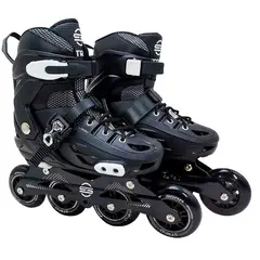 PROFIT - Patines Recreativos Alask 39-43 Negro/Blanco