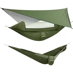 undefined - Hamaca Grande Para Acampar G4Free Con Mosquitera Y Lona Impermeable