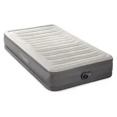 INTEX - Colchón de Aire con Bomba Eléctrica Incorporada