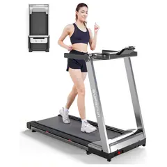 SUPERUN - Caminadora Plegable con Control de Velocidad