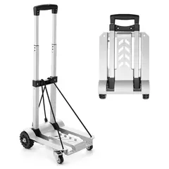 KEDSUM - Carro de Mano Plegable con Panel de Aluminio