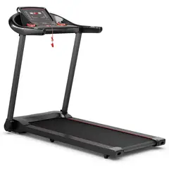 GYMAX - Caminadora Plegable 2.25 HP con Monitor Led y 12 Programas Preestablecidos