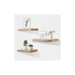 undefined - Estantes Flotantes de Madera con Estilo Rústico Fácil de Instalar