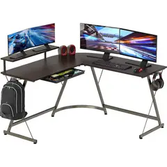 undefined - Escritorio en Forma de L con Soporte para Monitor