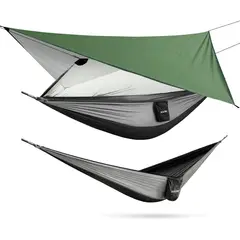 undefined - Hamaca De Camping G4Free Para Dos Personas Con Mosquitera Y Lona Impermeable