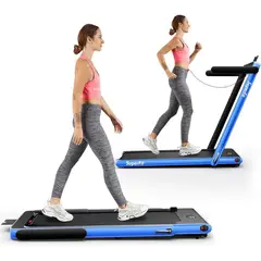 GO PLUS - Caminadora Plegable 2 en 1 con Control Remoto