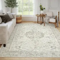 undefined - Alfombra Vintage Antideslizante 243 x 305 cm