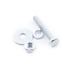 FIXSER - Tornillo Hexagonal 1/4X1-1/2 Arandela Y Tuerca 2Un