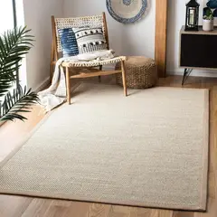 SAFAVIEH - Alfombra de Fibra Natural de 122x183 cm