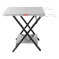 FEASTO - Mesa Plegable Grande con Soporte para Parrilla