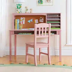 undefined - Escritorio y Silla Juvenil con Gabinete y Repisas