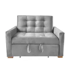 ESTILO RELAX - Sofá Cama Germany Herraje Aleman Gris