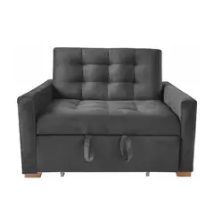 ESTILO RELAX - Sofá Cama Germany Herraje Aleman Negro