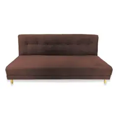 ESTILO RELAX - Sofá Cama Futon Cerezo Antirasguños 110x180x85 Chocolate