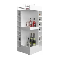 RTA DESIGN - Bar Bajo Esquinero Lyman 111x46x46 Rta Blanco