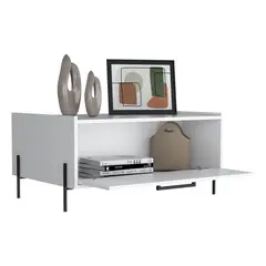 RTA DESIGN - Mesa de Centro Shanghai 39X84X77 Rta Blanco