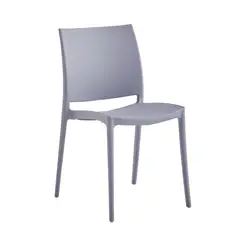 ERGONOMUS - Silla de Cafetería Comedor Clásica Gris