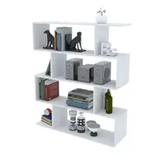 JKASSEM - Biblioteca Bife Mesa Auxiliar para Sala