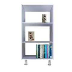 JKASSEM - Biblioteca Sujeta Libros Bifet Mostrador Recibidor Blanco