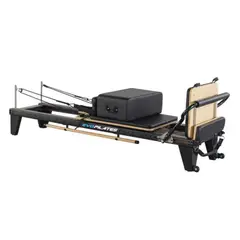 undefined - Cama De Pilates Profesional Evo Reformer Pro En Aluminio Bk