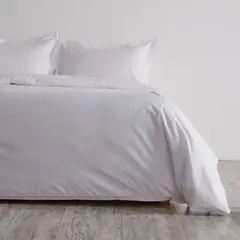 DISTRIHOGAR - Cover Duvet - Funda Plumón Hotel Experience 250 Hilos Polialgodón Blanco Sencillo