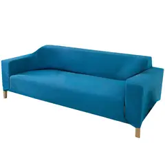 HOMETEX - Protector De Sofá -3 Puestos Azul Para Un Mueble De 3 Puestos Mide 180Cms X 230Cms