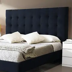 EKONOMODO COLOMBIA - Base Cama + Cabecero Doble Luxury Azul 140x190x150
