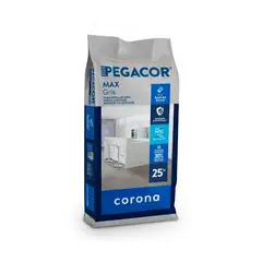 CORONA - Pegacor Max Porcelanato Gris 25 kg