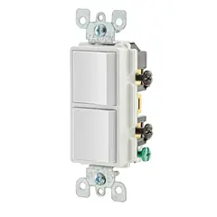 LEVITON - Interruptor Doble 5634-W Decora