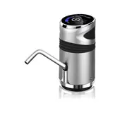 52 BITS - Dispensador de Agua Metalico Automatico para Botellas Bidon Color Gris
