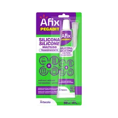 AFIX - Silicona Multiuso Transparente 50 ml Multiusos