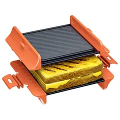 undefined - Sandwichera de Microondas Prensa Panini para Grill Rápido