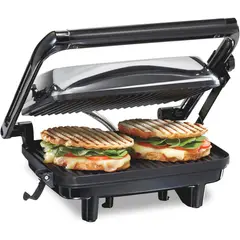 HAMILTON BEACH - Prensa Panini Parrilla Eléctrica 180°