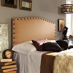 EKONOMODO COLOMBIA - Combo Cama Queen 160x190x140 de Lujo con Colchon Pillow Colonial Taupe