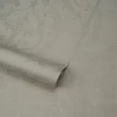 GENERICO - Papel De Colgadura Plateado Arabesco 70Cm X 10Mt 73260148