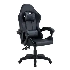 VIRTUAL MUEBLES - Silla Gamer Pro-17 Negro Inclinacion 135 Grados