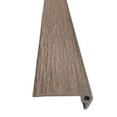 FIXSER - Perfil Frontal Escalera Pvc 4X213Cm Pelican Grey